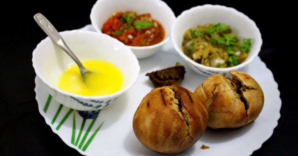 Indian Food- Litti chokha